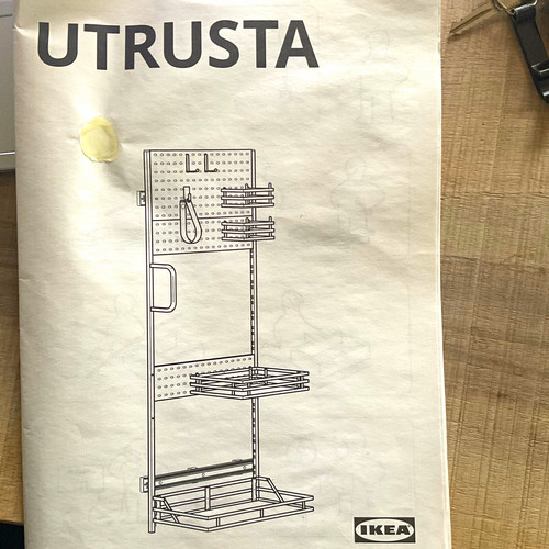 Ikea utrusta wandregal metall - utrusta,