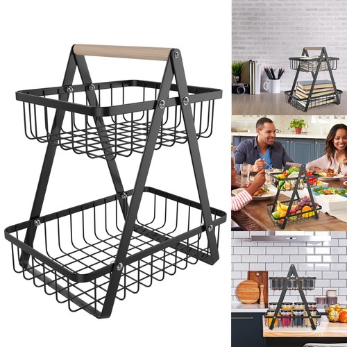 Stöckig obstkorb etagere - obstkorb,