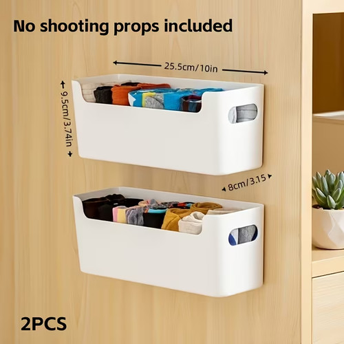 2er set wand organizer weiß - 2er,